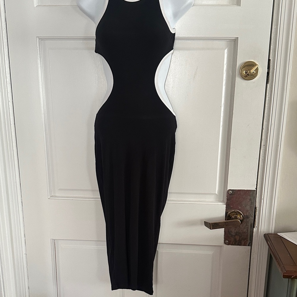 Black Cut-Out Dress